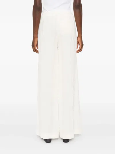 Forte Forte Pleated Wide-leg Trousers In Neutral