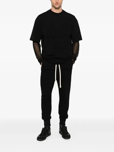 Hamza Drawstring-fastening Trousers In Black