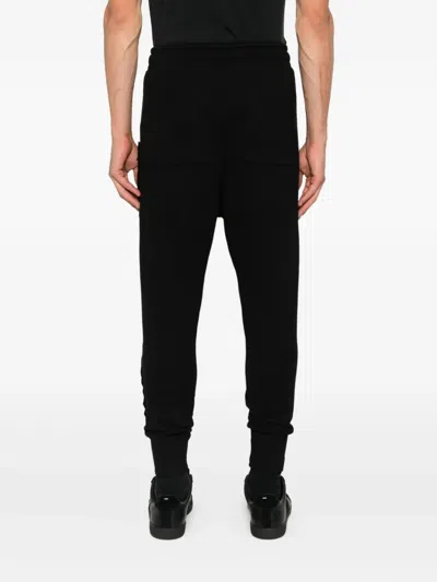 Hamza Drawstring-fastening Trousers In Black