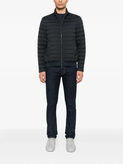 Herno Quilted Jacket In Black