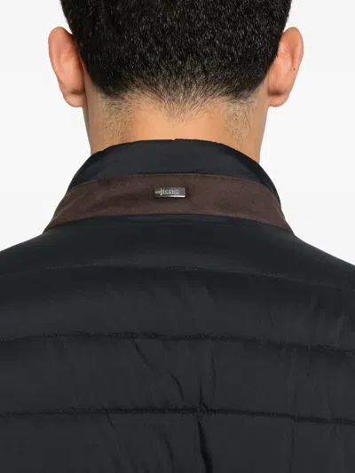 Herno Quilted Jacket In Black