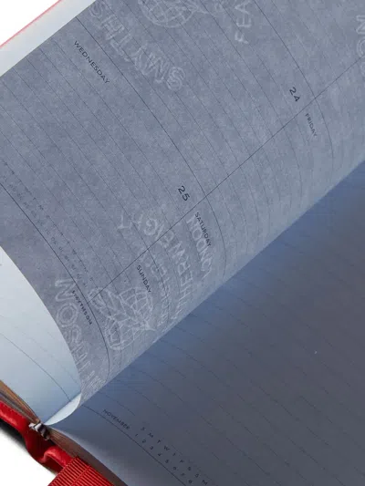 Smythson Leather Soho A5 2026 Diary In Red