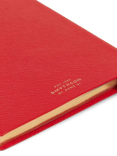 Smythson Leather Soho A5 2026 Diary In Red