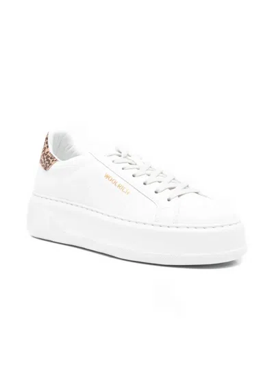 Woolrich Chunky Court Leather Sneakers In Multi