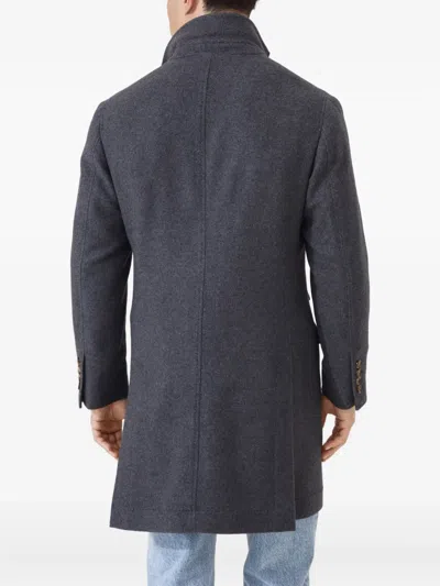 Brunello Cucinelli Water-resistant Coat In Gray