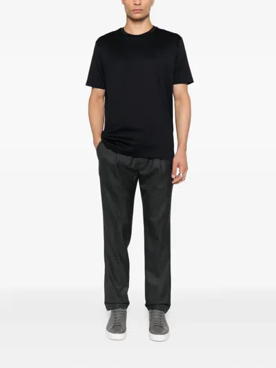 Herno Drawstring Cuffed Trousers In Green