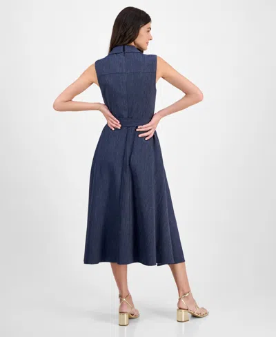 Julia Jordan Women's Sleeveless Midi Dress In Blue