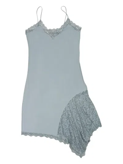 不对称中长连衣裙