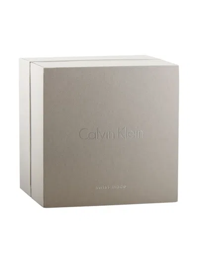 Pre-owned Calvin Klein Eager 41mm In Gray