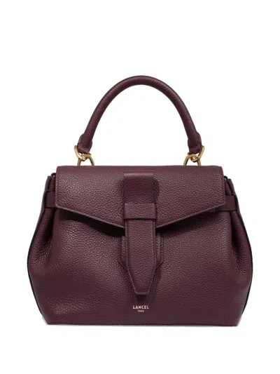 Lancel Leather Top-handle Shoulder Bag In Red