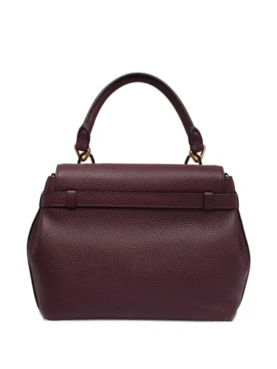 Lancel Leather Top-handle Shoulder Bag In Red