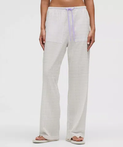 Lululemon Seersucker Check Mid-rise Pull-on Pant