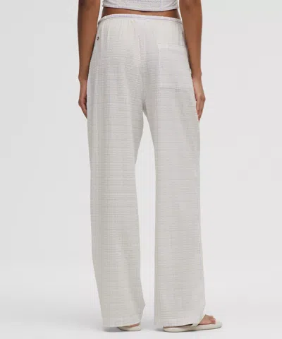 Lululemon Seersucker Check Mid-rise Pull-on Pant