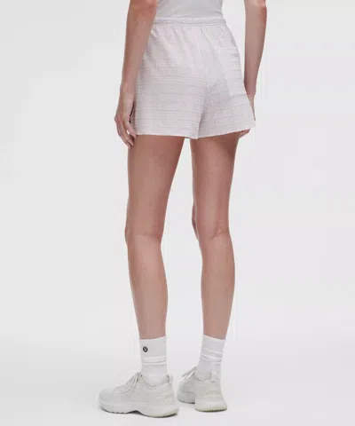 Lululemon Seersucker Check Mid-rise Pull-on Short 3"
