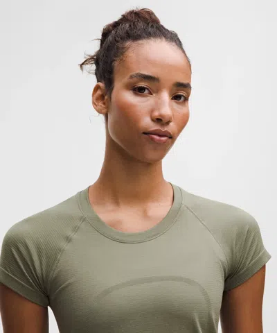 Lululemon Swiftly Tech Short-sleeve Shirt 2.0 In Bay Leaf In Green