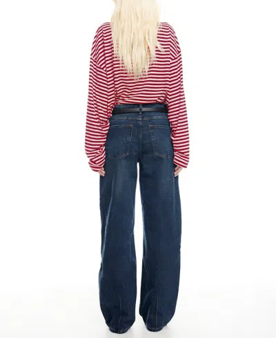 Lioness Bloom Cotton Long Sleeve Crew Neck Boxy T-shirt In Multi