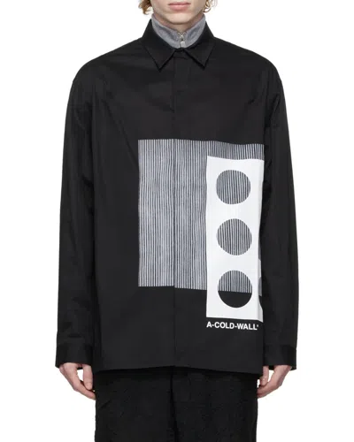 A-cold-wall* A-cold-wall Projection Shirt In Black