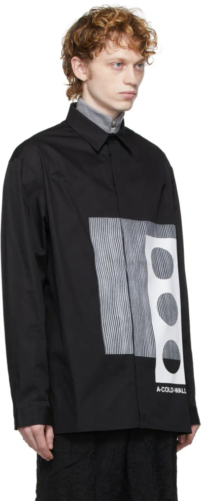 A-cold-wall* A-cold-wall Projection Shirt In Black