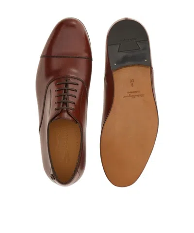 Ferragamo Gillo Business Formal Shoes In Multi