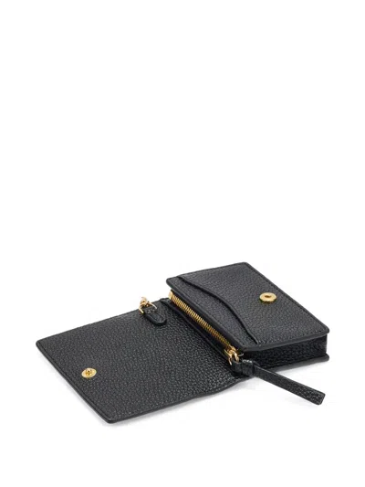 Ganni Bou Logo Card Holder In Black