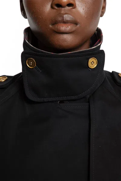 Burberry Mid-length Castleford Trench Coat In Black
