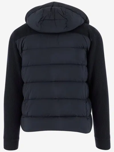 Moorer Men Royal Blue Padded Jacket, Xl Luxury Jackets For Men Darveys In Blue