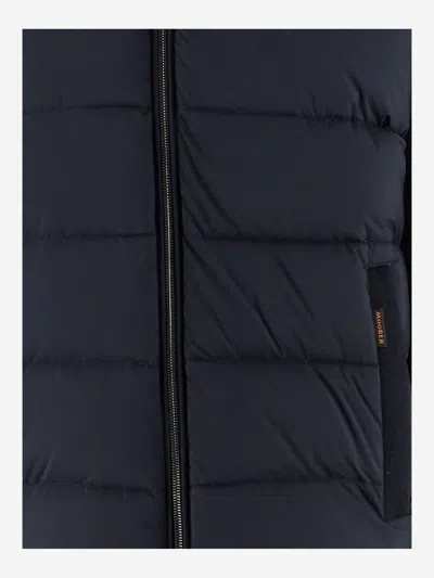 Moorer Men Royal Blue Padded Jacket, Xl Luxury Jackets For Men Darveys In Blue