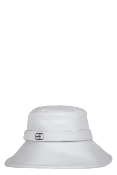 Alberta Ferretti Wool Hat In Gray