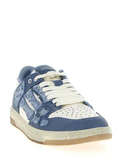 Amiri Low-top Bandana Skel Top Sneakers In Blue