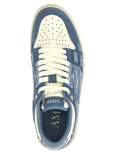 Amiri Low-top Bandana Skel Top Sneakers In Blue