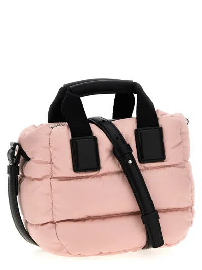 Moncler Pink Micro Caradoc Tote Bag In Pink
