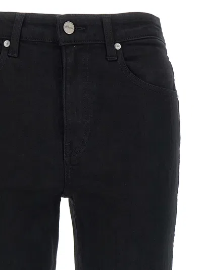 Khaite Corben High Waist Straight Leg Jeans In Black