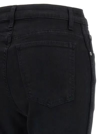Khaite Corben High Waist Straight Leg Jeans In Black