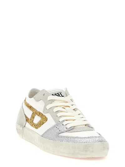Diesel Low Top Sneakers Contrast Panels In Multi