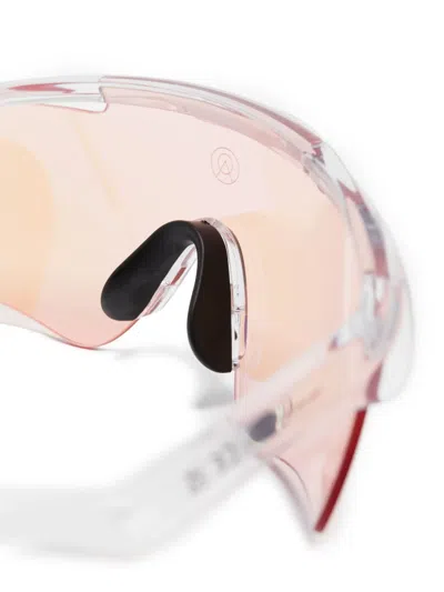 Alba Optics Mantra Shield-frame Sunglasses In White