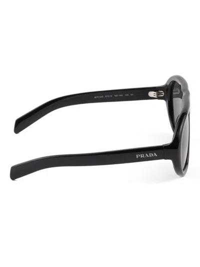 Prada Pilot-frame Sunglasses In Black