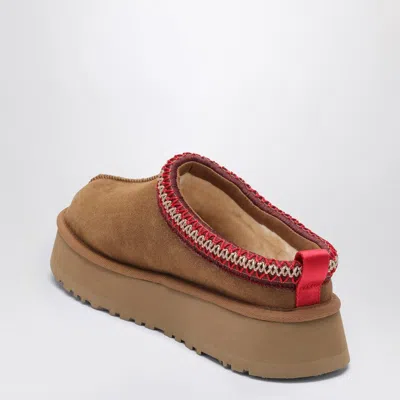 Ugg Platform Slip-on Shoes With Decorative Braided Trim In Brown