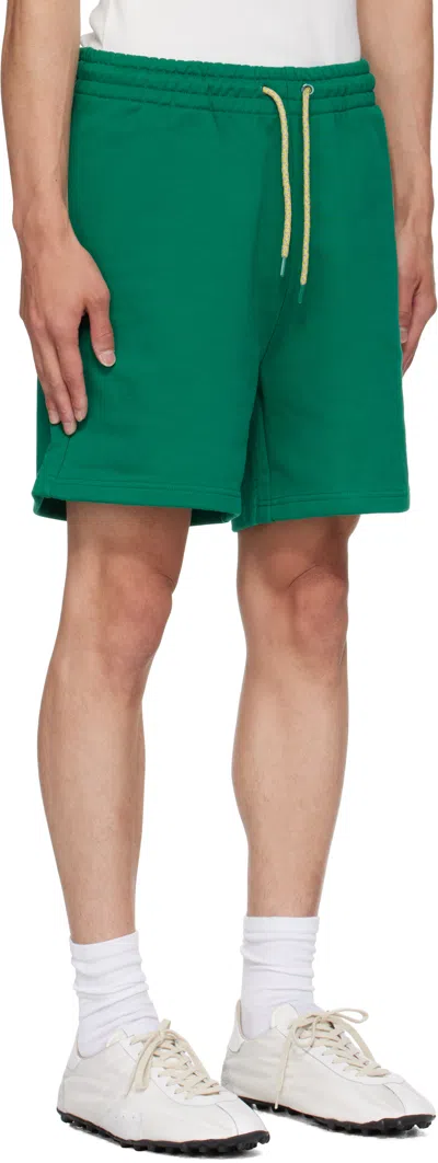 Casablanca Logo-print Drawstring Shorts In Green