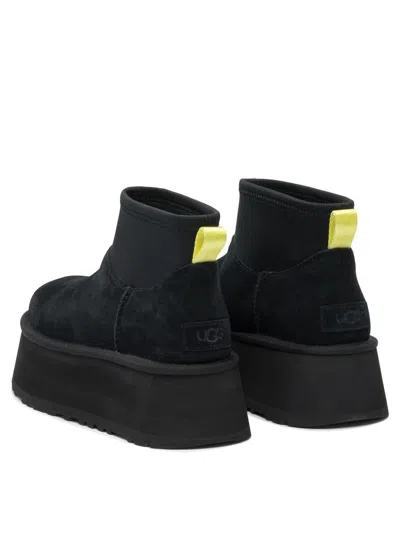 Ugg 50mm Classic Mini Dipper Suede Boots In Black
