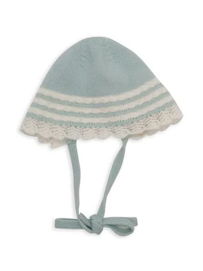 蕾丝边饰羊毛无边软帽