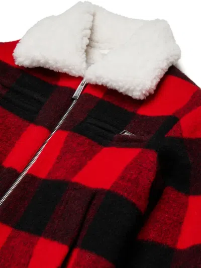 Dsquared2 Logo-lettering Jacket In Red