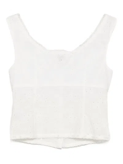 Staud Lou Top In White
