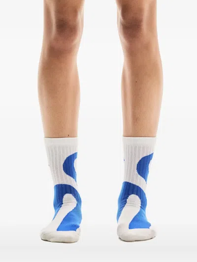 On Liquid Logo Socks Pack In White