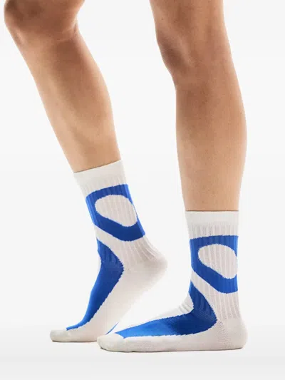 On Liquid Logo Socks Pack In White