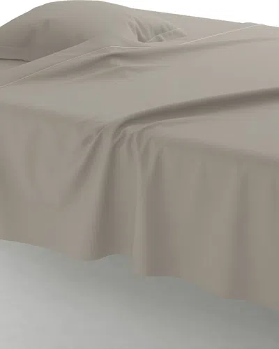 Anne De Solene Vexin Flat Sheet In Gray