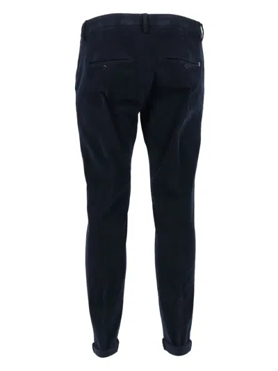 Dondup Gaubert Trousers Cuffed Hem In Blue