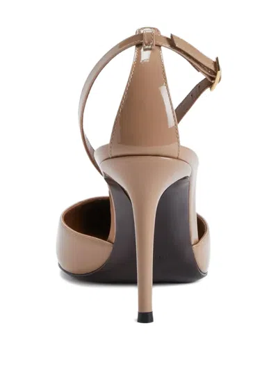 Giuseppe Zanotti Leather Heeled Sandals In Neutral
