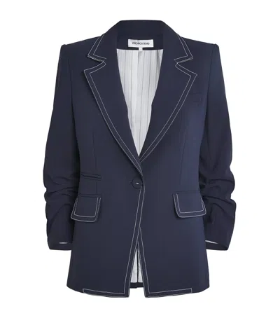 Veronica Beard Battista Dickey Jacket In Navy In Blue