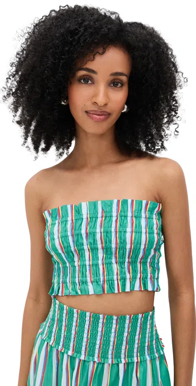 Hill House Home The June Nap Top Sunset Stripe In Blue