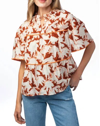 Crosby By Mollie Burch Ellis Top In Sycamore Shadows In Multi